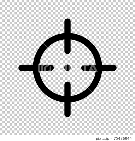 照準 ターゲットのアイコン 照準 ターゲットのアイコン 75486944
