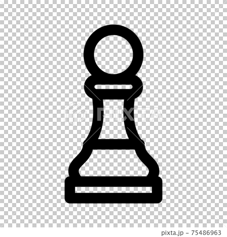 White Pawn Chess Piece - Vectorjunky - Free Vectors, Icons, Logos