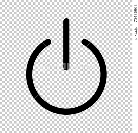 電源マーク 75486968