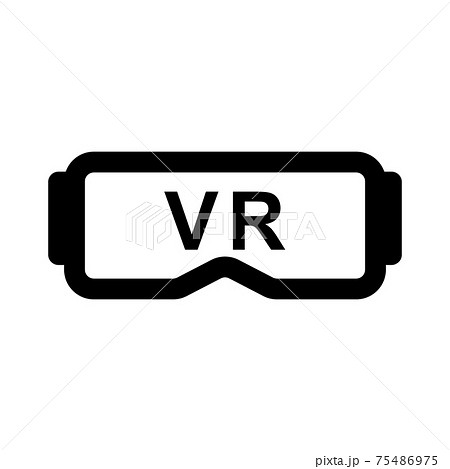 Vrゴーグルのアイコンのイラスト素材