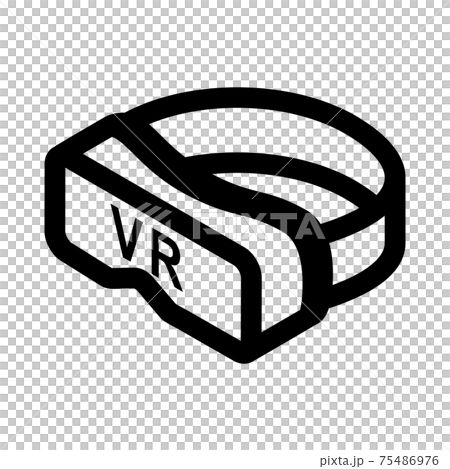 Vrゴーグルのアイコンのイラスト素材