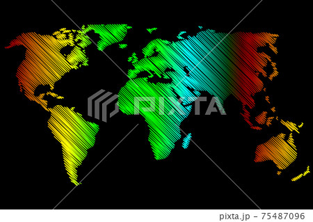 World Map 75487096
