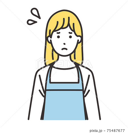 主婦 女性 表情 焦る 主婦 女性 表情 焦る 75487677
