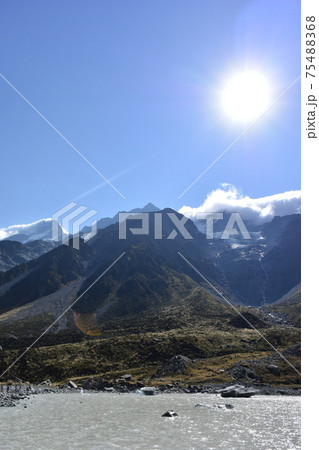 マウントクック、国立公園、アオラキ、登山、ニュージーランド（フッカーバレー・トラック） 75488368