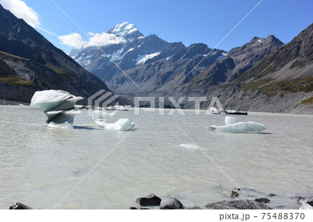 マウントクック、国立公園、アオラキ、登山、ニュージーランド（フッカーバレー・トラック） 75488370