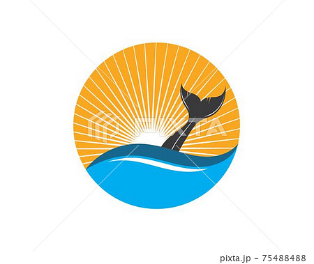 whale tail icon vector illustration design whale tail icon vector illustration design 75488488