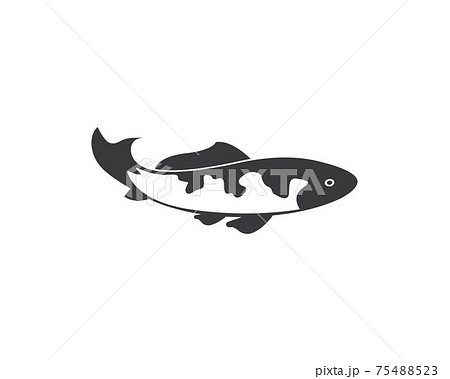 Koi Fish Logo Vectorのイラスト素材