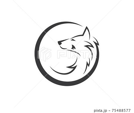 Wolf Logo icon vector illustration design 75488577