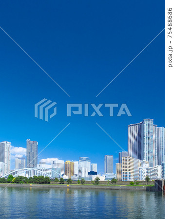 【東京都・2017年6月】　勝どき　都市景観 75488686