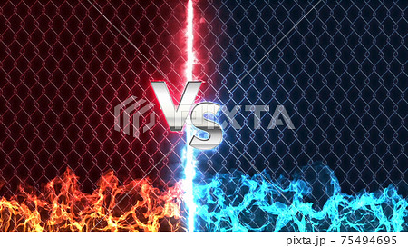 "VS"_背景素材 75494695