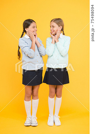 Look at this. kid fashion. Friendship and sisterhood. Look at this. kid fashion. Friendship and sisterhood. 75498094