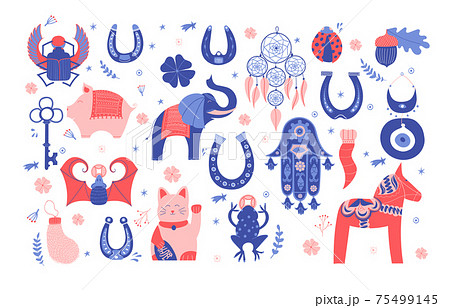 Good Luck Symbolsのイラスト素材