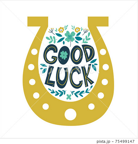 Good Luck lettering 75499147