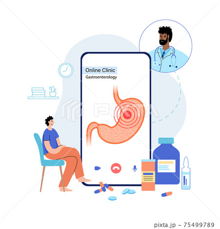 Stomach logo concept Stomach logo concept 75499789