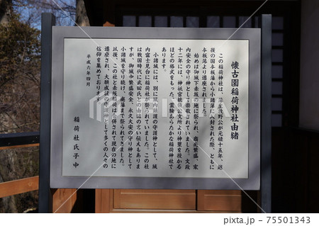 戦国時代に武田信玄の命により山本勘助らによって縄張りがされた、穴城(あなじろ)冬の小諸城址・懐古園 戦国時代に武田信玄の命により山本勘助らによって縄張りがされた、穴城(あなじろ)冬の小諸城址・懐古園 75501343
