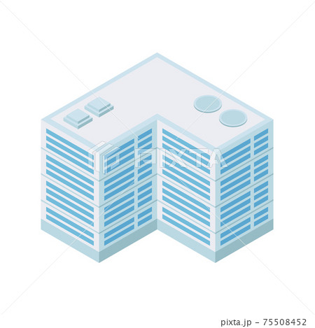 Industrial Department Building Compositionのイラスト素材 Industrial Department Building Compositionのイラスト素材