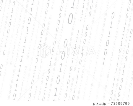 バイナリコード プログラム 2進数 背景 壁紙 素材のイラスト素材