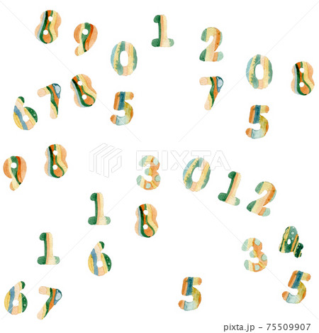 Close up of multicolored wooden numbers back to school abstract. Close up of multicolored wooden numbers back to school abstract. 75509907