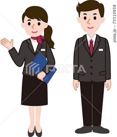 ビジネスパーソン 男女 2人 ビジネスパーソン 男女 2人 75510938