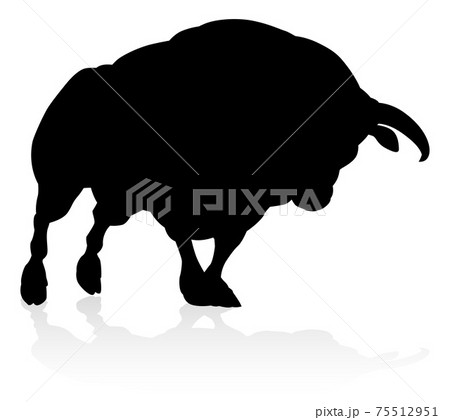 Silhouette Bull 75512951