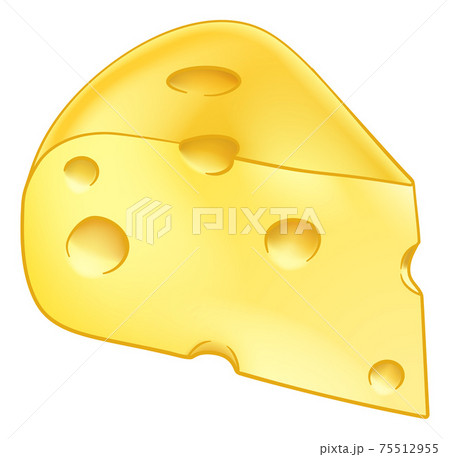 Swiss Cheese Cartoon Illustration 75512955