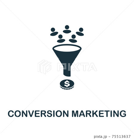 Conversion Marketing vector icon symbol. Creative sign from seo and development icons collection. Filled flat Conversion Marketing icon for computer and mobile Conversion Marketing vector icon symbol. Creative sign from seo and development icons collection. Filled flat Conversion Marketing icon for computer and mobile 75513637
