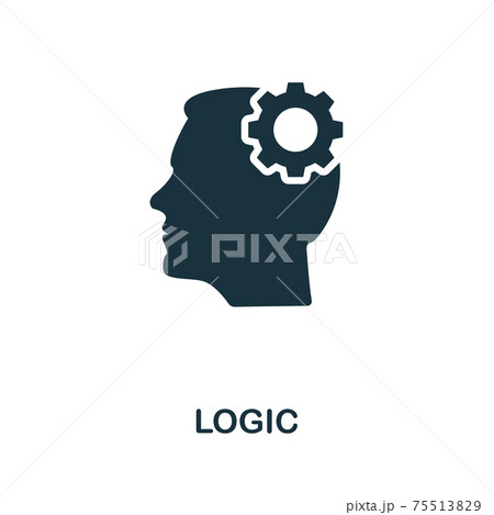 Logic vector icon symbol. Creative sign from science icons collection. Filled flat Logic icon for computer and mobile Logic vector icon symbol. Creative sign from science icons collection. Filled flat Logic icon for computer and mobile 75513829