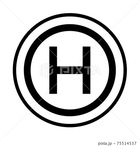 ヘリポートのアイコン 75514537