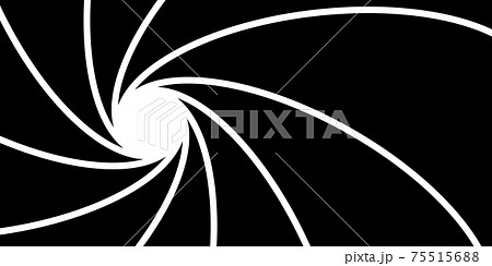 james rifled gun barrel grooves, secret agent number 007 horizontal background, vector pattern 75515688