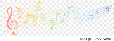 音符 楽譜 音楽記号 音符 楽譜 音楽記号 75515896