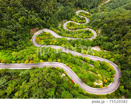 展望 風景 道路 75520382