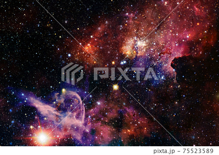 Beautiful galaxy. Elements of this image furnished by NASA 75523589