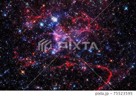 Endless universe. Elements of this image furnished by NASA. 75523595