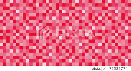 モザイク風グリッドのシームレス背景テクスチャ ピンク ベクターイラストのイラスト素材