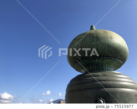 京都三条大橋の欄干擬宝珠 75525977