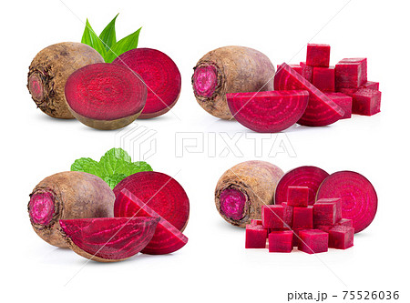 beetroot vegetables on white background 75526036