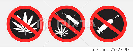 drugs ban prohibition sign stickers drugs ban prohibition sign stickers 75527498