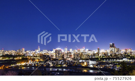 青葉城址からの仙台市夜景 75527926