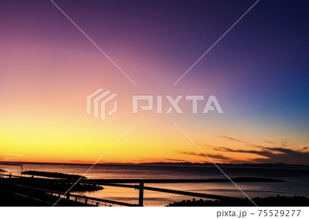 夕焼け 夕焼け 75529277
