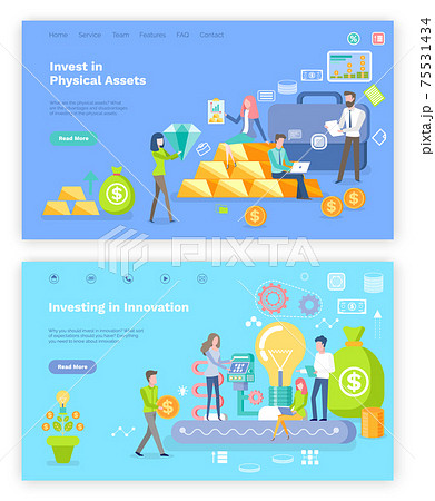 Investing In Innovation And Physical Assets Webのイラスト素材