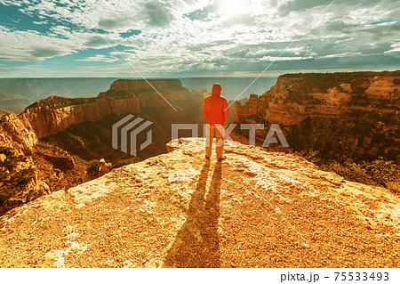 Hike in Grand Canyon 75533493