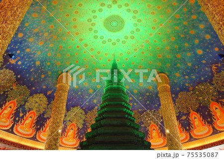 タイ王国バンコクにある寺院、ワット・パクナム（Wat Paknam Phasi Charoen）  75535087