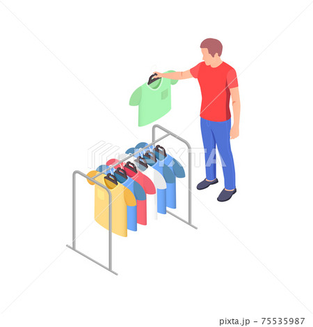 Donation Clothes Rail Composition Donation Clothes Rail Composition 75535987