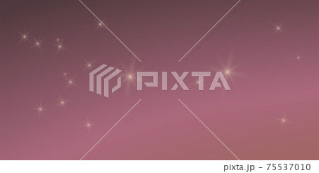 Gradient colorful bright background with stars flare glare lights. Vector illustration horizontal format 75537010