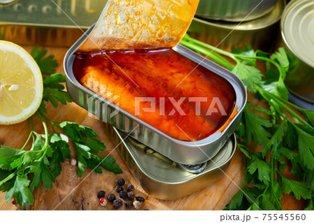 Mackerel fillets in tomato sauce Mackerel fillets in tomato sauce 75545560