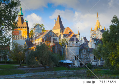 Image of Vajdahunyad castle in Budapest Image of Vajdahunyad castle in Budapest 75545854