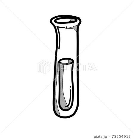 Test Tubes Laboratory Drawing Pipe Echipament De Laborator, PNG, 360x720px,  Test Tubes, Area, Black And White,