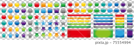ボタン バナー 枠 落書き ボタン バナー 枠 落書き 75554994