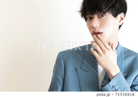 かっこいい男性のポートレートの写真素材 かっこいい男性のポートレートの写真素材