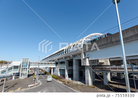 横浜市営地下鉄グリーンライン川和町駅と電車 横浜市営地下鉄グリーンライン川和町駅と電車 75559330